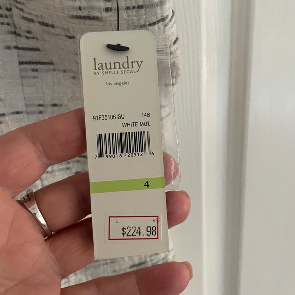 NWT Laundry  by Shelli Segal dress with sequin top - Picture 7 of 11